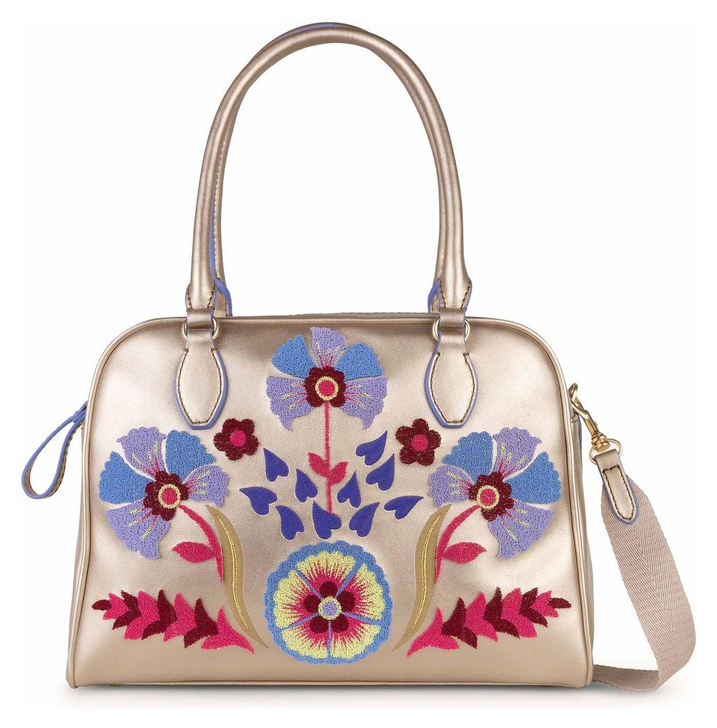 Oilily Schultertasche Halima Bowling Bag Pale Gold goldfarben