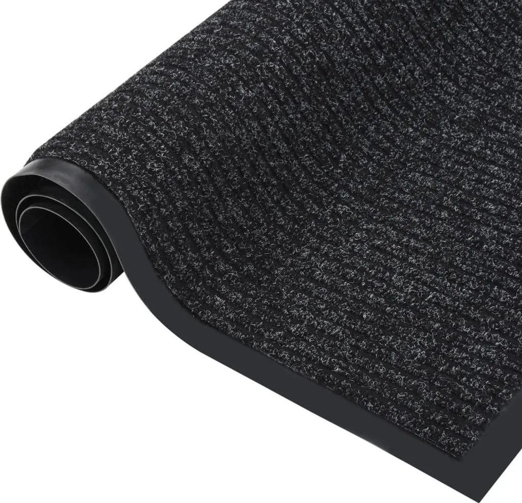 Tapis de sol anti-poussière 80x120 cm Anthracite - Fini les sols sales