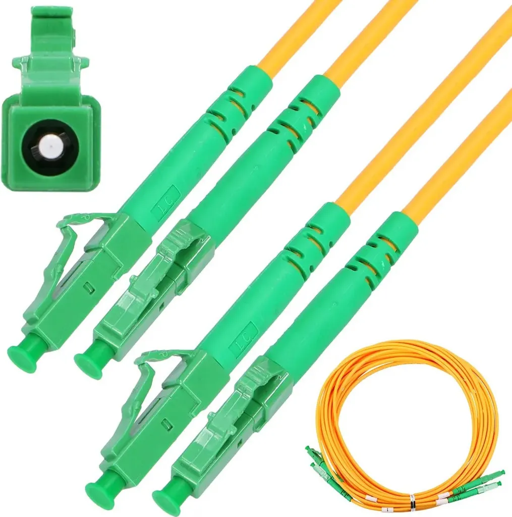 Acquista Patchcord LC/APC-LC/APC Duplex 1m | Fibra G657A Monomodale