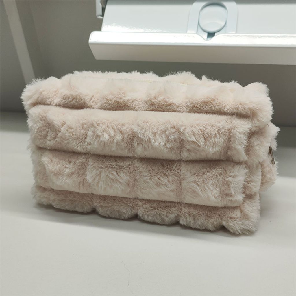 INF Federmäppchen - Großraum-Kosmetiktasche Weiß