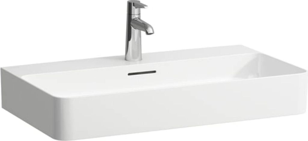 LAUFEN VAL Waschtisch, unterbaufähig, 1 Hahnloch, mit Überlauf, 750x420mm, H8102857571041