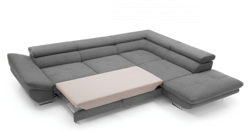 Funktions Couch Garnitur Schlafsofa Sofa Polster Wonzimmer Ecksofa Textl Sitz