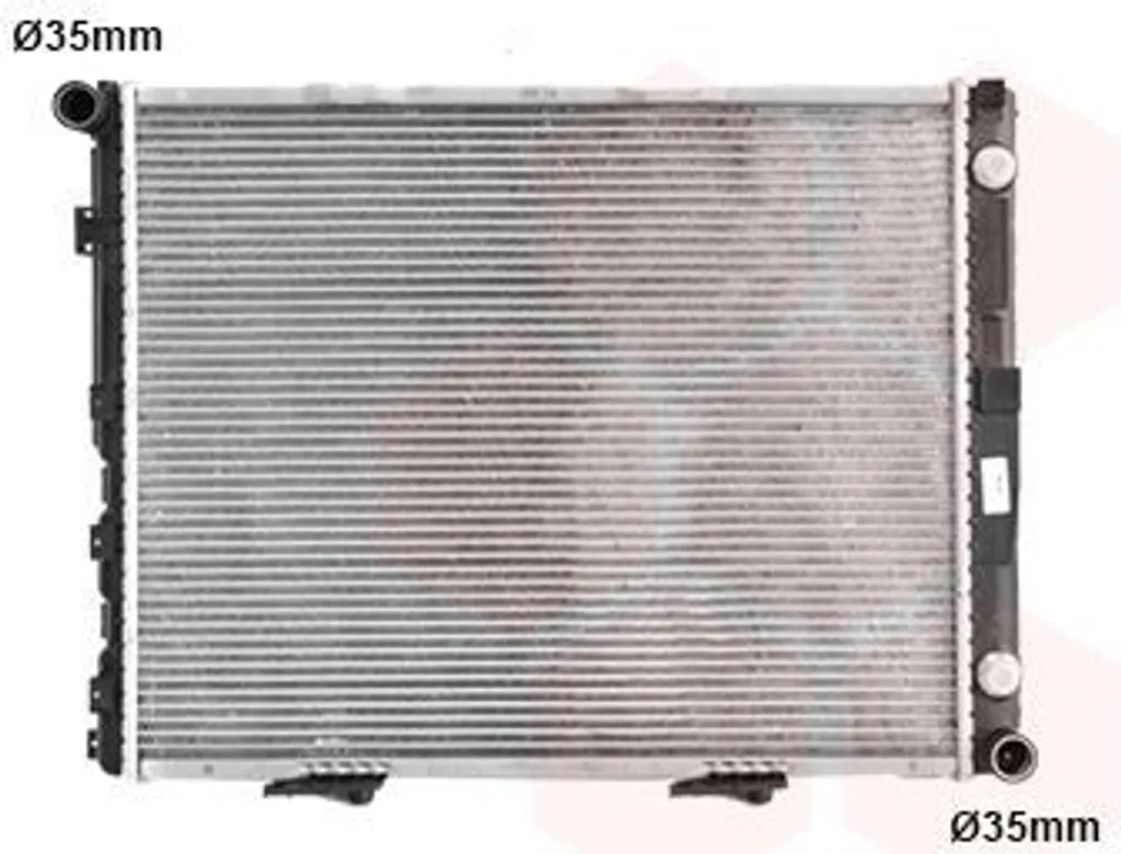 Évitez la surchauffe : Radiateur VAN WEZEL pour Mercedes W124 Classe E