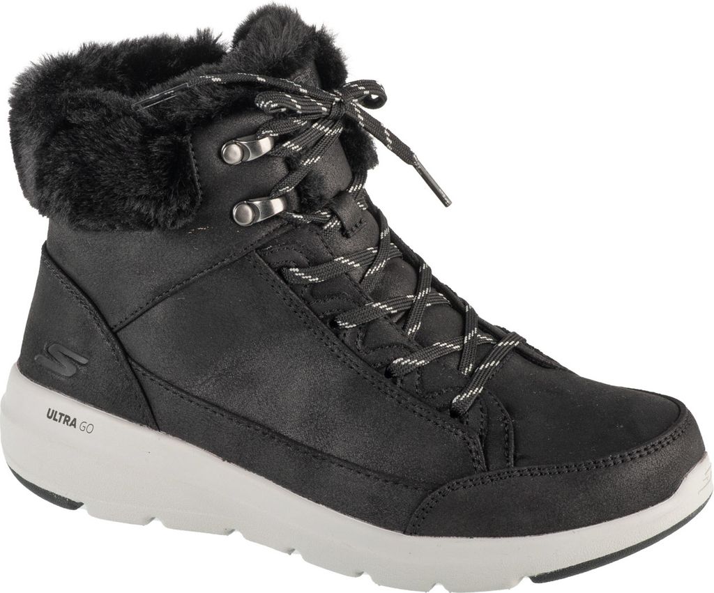 Skechers Glacial Ultra - Cozyly - Schwarz Synthetik Größe: Produktbild 