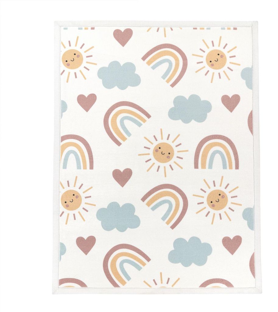 TT Home Waschbar Teppich Krabbelmatte Babyzimmer Baby Produktbild 