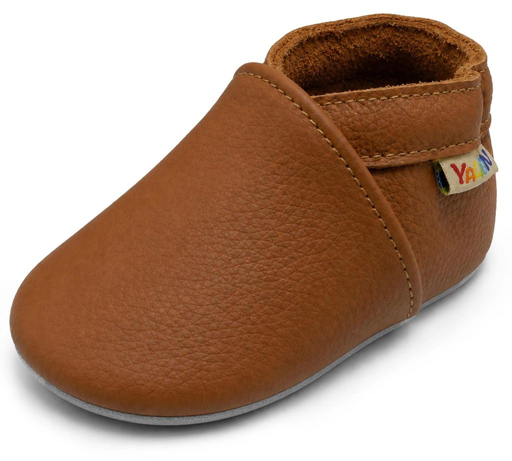 YALION Zachte leren loopschoenen voor jongens (18-24 Productafbeelding 
