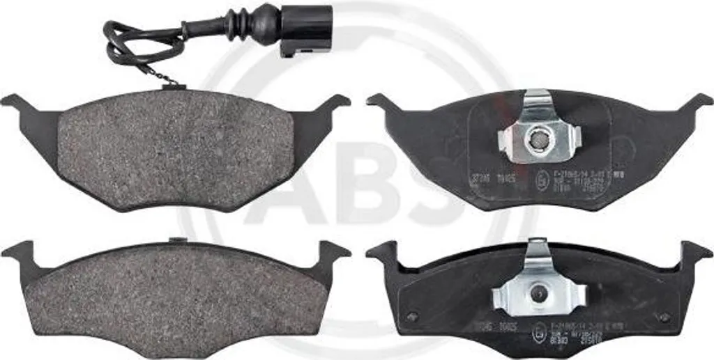 Plaquettes de frein A.B.S. 37345 pour Audi A2 OE 8Z0698151 Premium