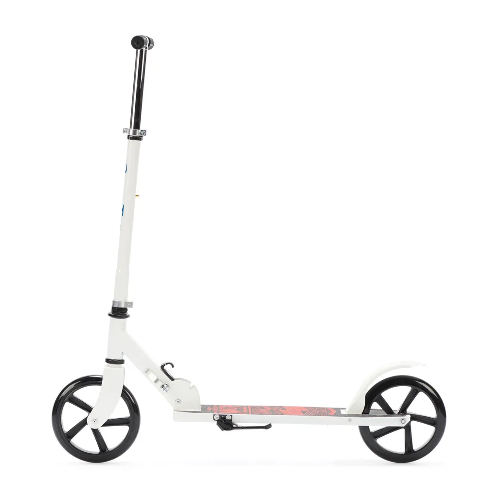 Trottinette Adulte Grandes Roues Blanc - Scooter Step Génération Pro