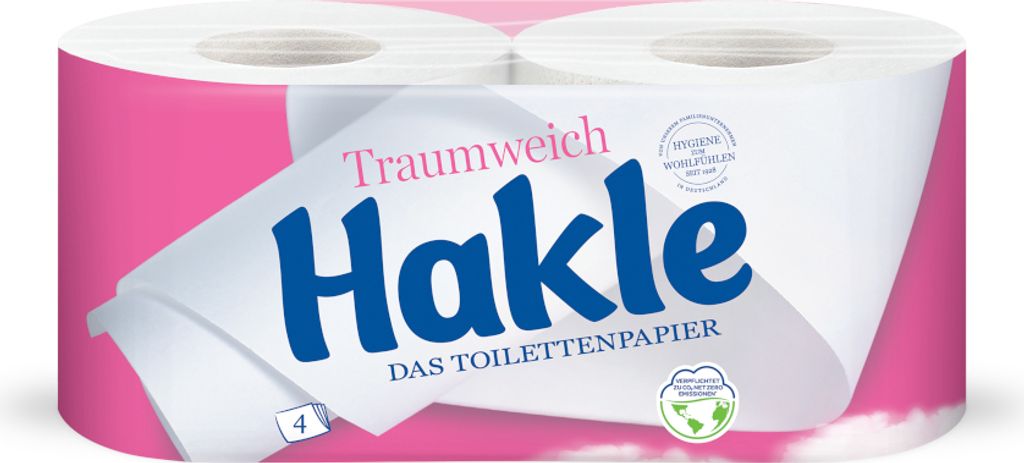 Hakle Lady carta igienica 4 veli bianco brillante 130 fogli Immagine del prodotto 