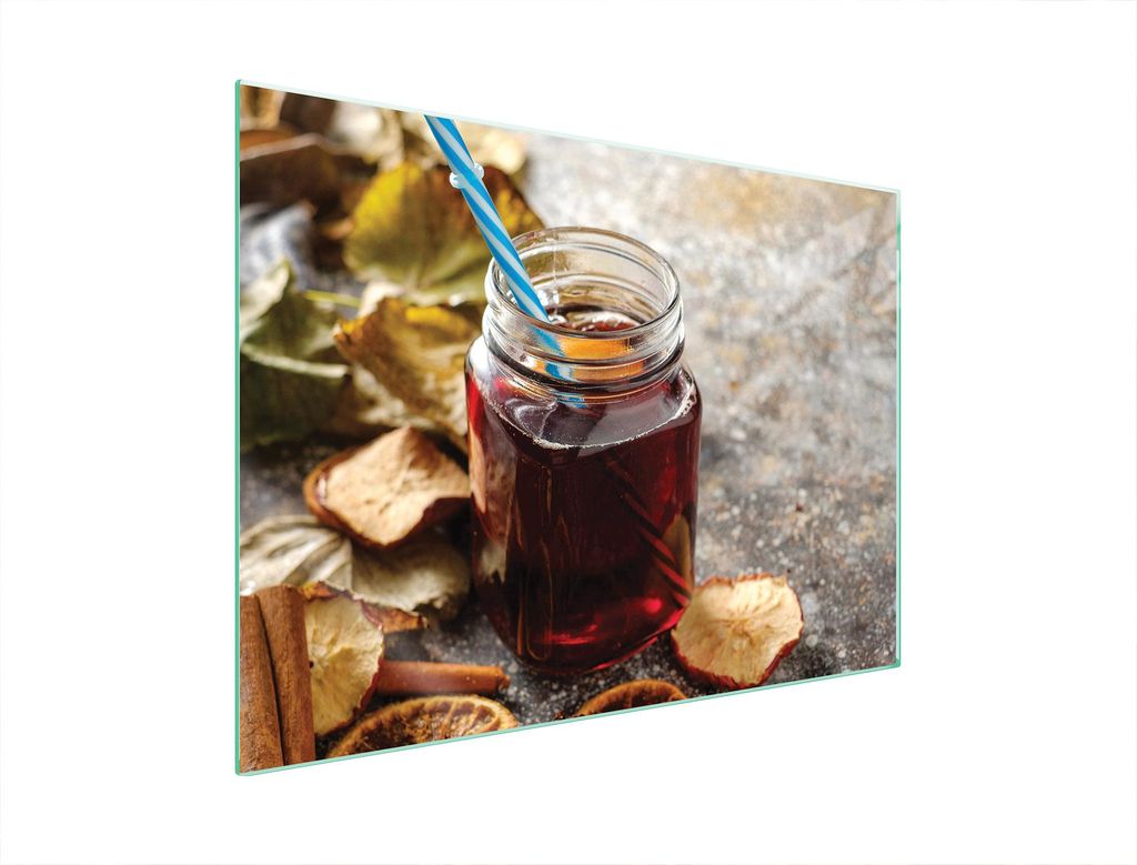 Glas-Schutzplatte Für Herd 70X52 Lebensmittel