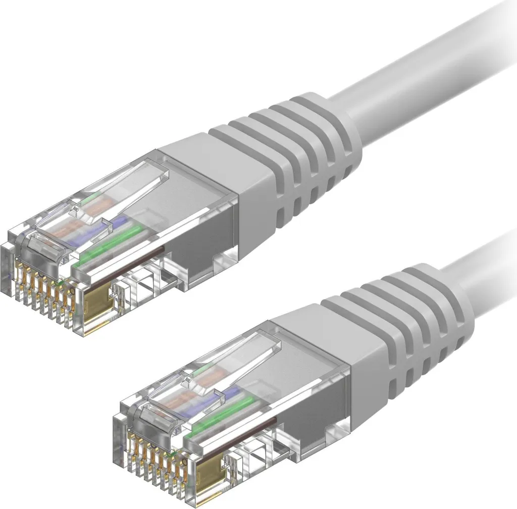 Cavo Ethernet AlzaPower CAT6 UTP 40m Grigio - Connessione Gigabit Stabile
