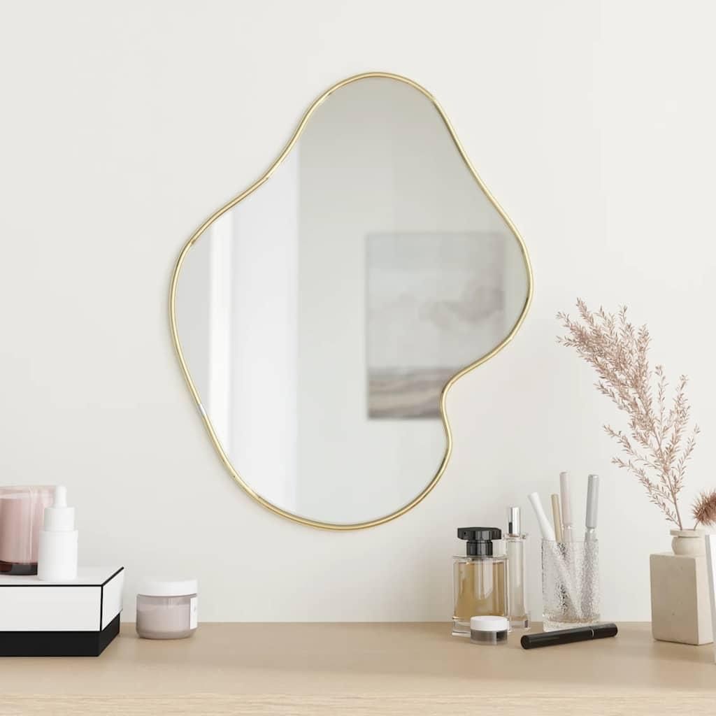 Vidaxl Lustro ścienne 50x40 cm Gold färbt Zdjęcie produktu 