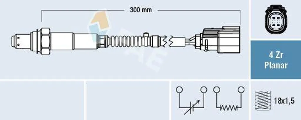 Sonde lambda FAE 77782 anti voyant moteur allumé sur Fiesta