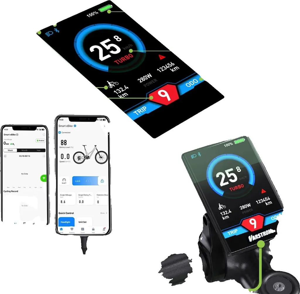 VD61 BAFANG CAN Display: Smart HMI con Bluetooth e Porta USB-C
