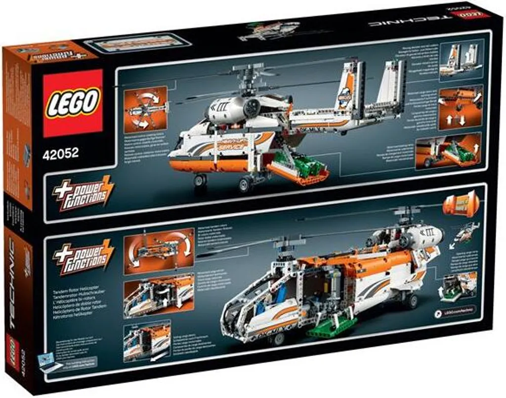 Hélicoptère poids lourd Technic : le défi de construction pour experts