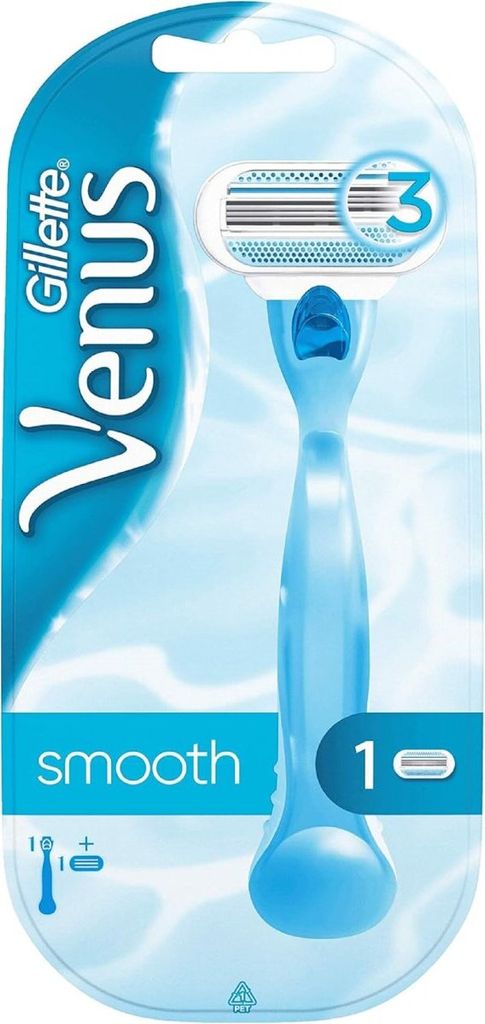 Gillette Venus Damenrasierer mit 1 Rasierklinge für glatte Haut