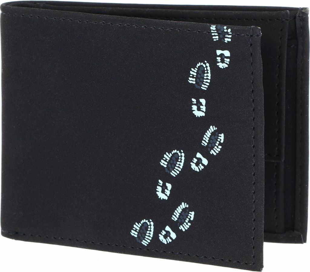 oxmox portafoglio New Cryptan Pocketbörse Footsteps Print Immagine del prodotto 