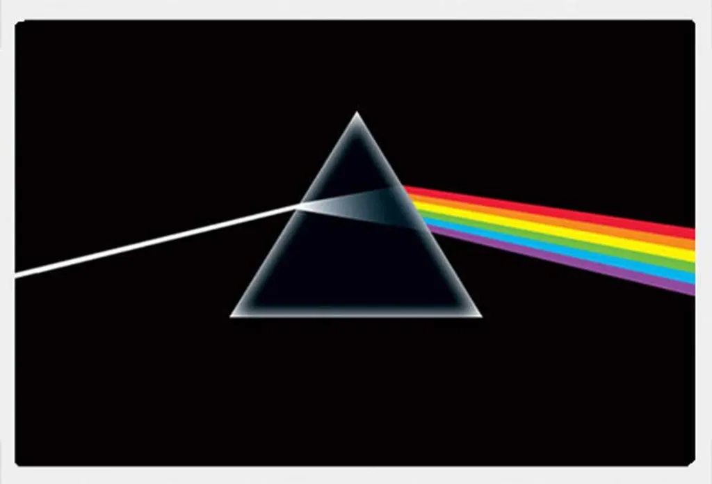 Poster Pink Floyd sous cadre acrylique Shinsuke anti-casse