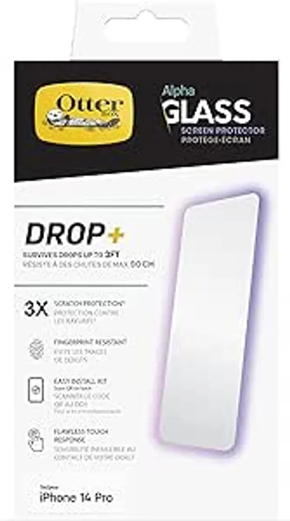 Protezione dello schermo OtterBox AlphaGlass per iPhone 14 Pro - 4