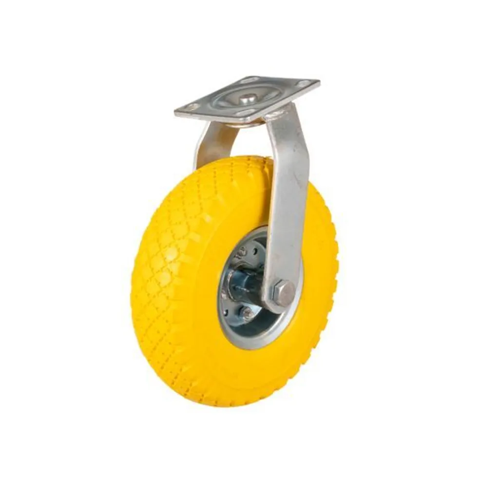 Roue de brouette increvable 300x4 Zwenkwiel - Pneu PU robuste 300 mm