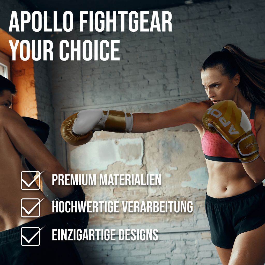 Apollo Boxhandschuhe Männer aus Kunstleder | Thai Produktbild 7