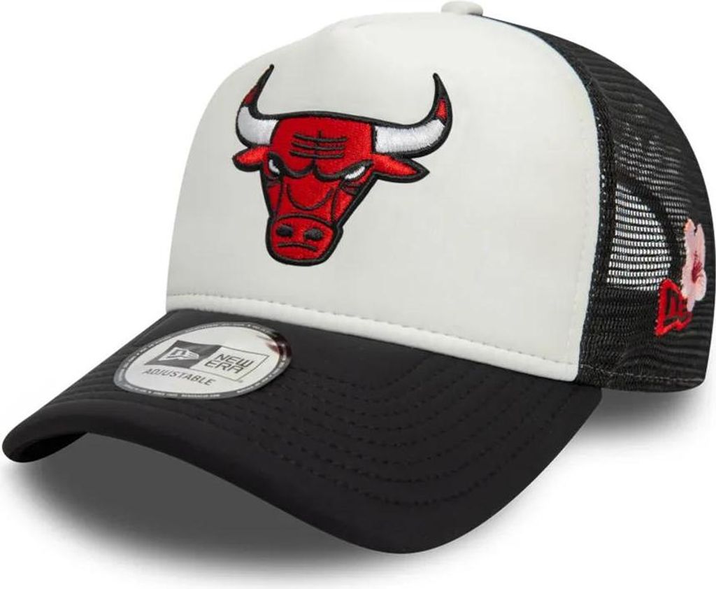 New Era 9FORTY A-Frame Trucker Cap NBA Fiore Chicago Bulls Immagine del prodotto 