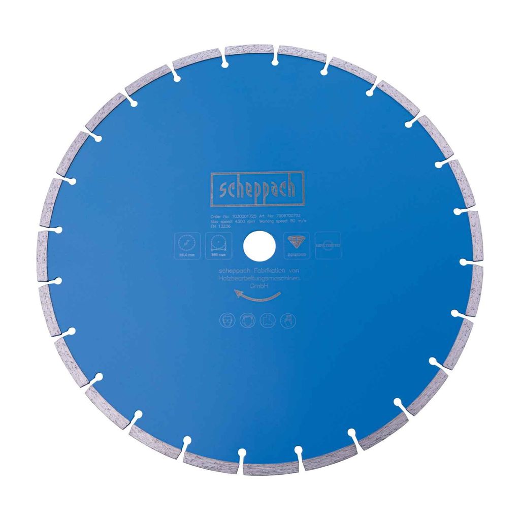 Scheppach Diamant-Trennscheibe Ø 350 x 25,4 mm - Passend Produktbild 