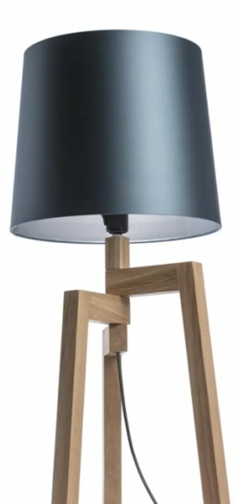 Lampadaire pour coin lecture Monaco Pétrole Argent Rendl CONNY 23W
