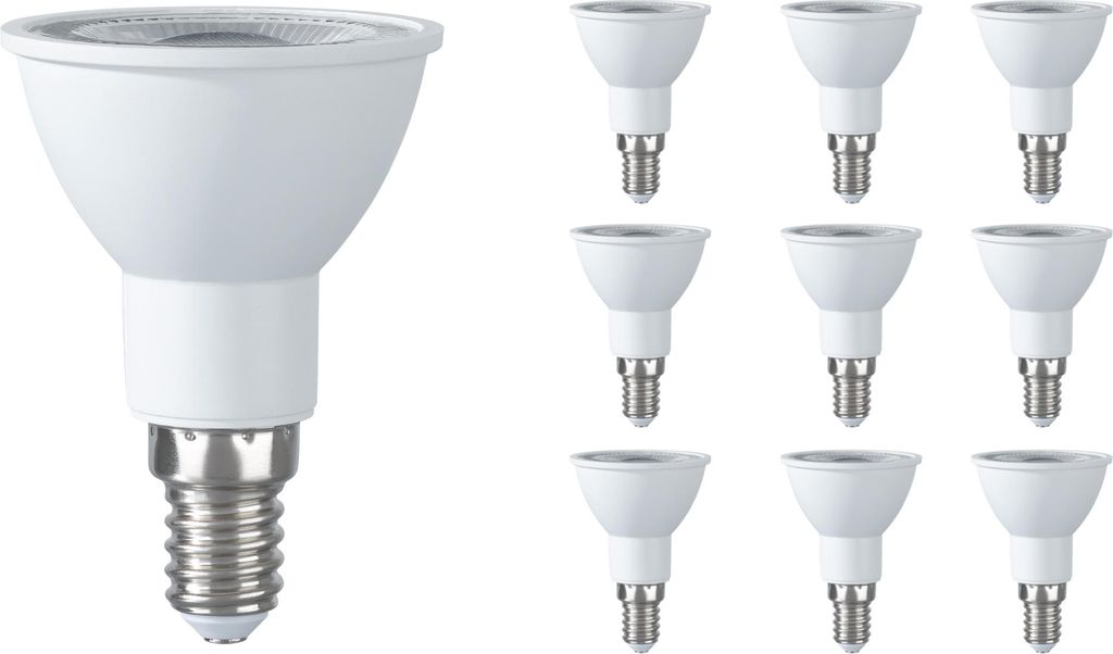 10x LED Lampe E14 warmweiß 2,5W 50W Leuchtmittel Strahler Spot 230V 450lm SEBSON