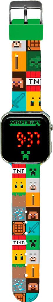 Zegarek LED dla dzieci Minecraft - Oficjalny produkt KIDS Immagine del prodotto 