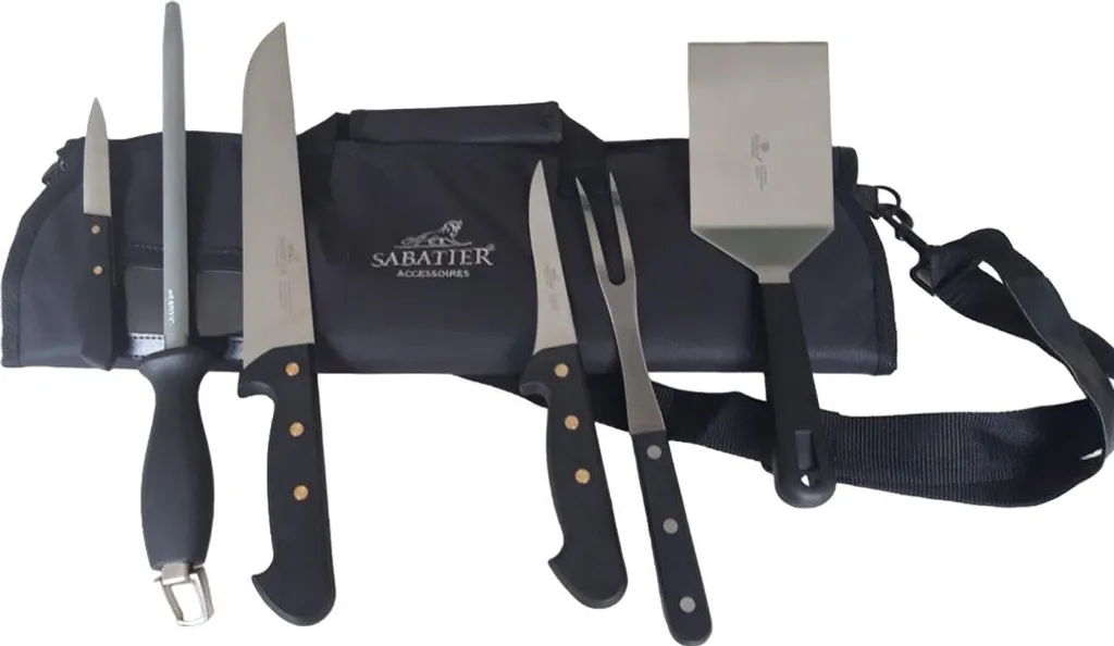 Trousse barbecue Lion Sabatier 6 pièces inox avec manches ergonomiques