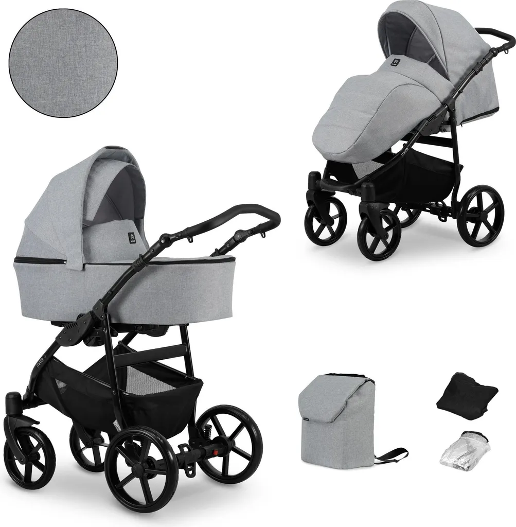 Poussette Kunert MATA 2in1 Grise : La solution confort pour votre bébé