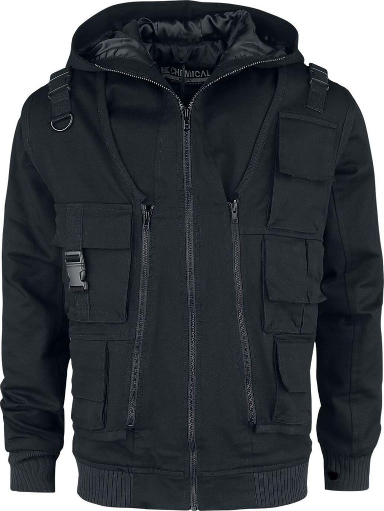 Chemical Black Winterjacke Herren Taj Jacket schwarz L