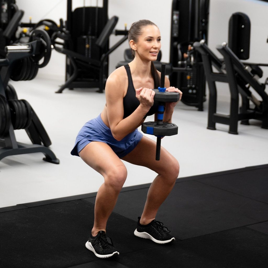 Gymtek® Sada činek a tyče - 2x15 kg - nastavitelné činky, Obrázek produktu 2