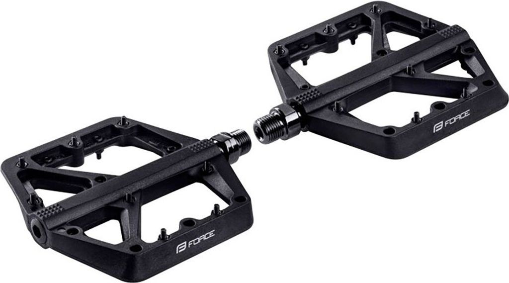 Force Blizz Pedale Nylonplattform 112x109 mm Industrielager schwarz 670293