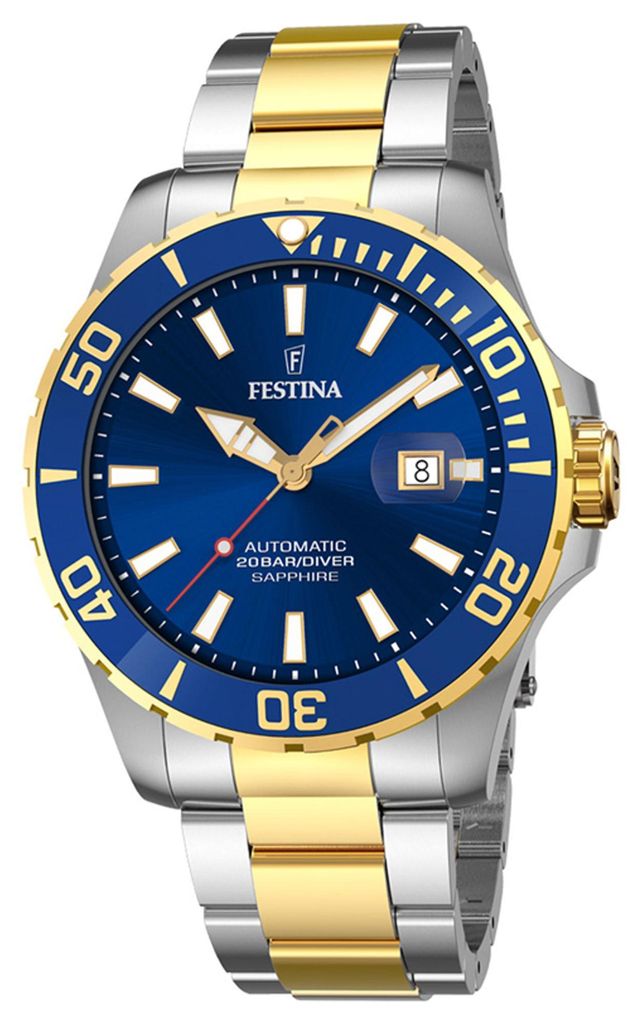 Festina Armbanduhr Date AUTOMATICO Blue Produktbild 