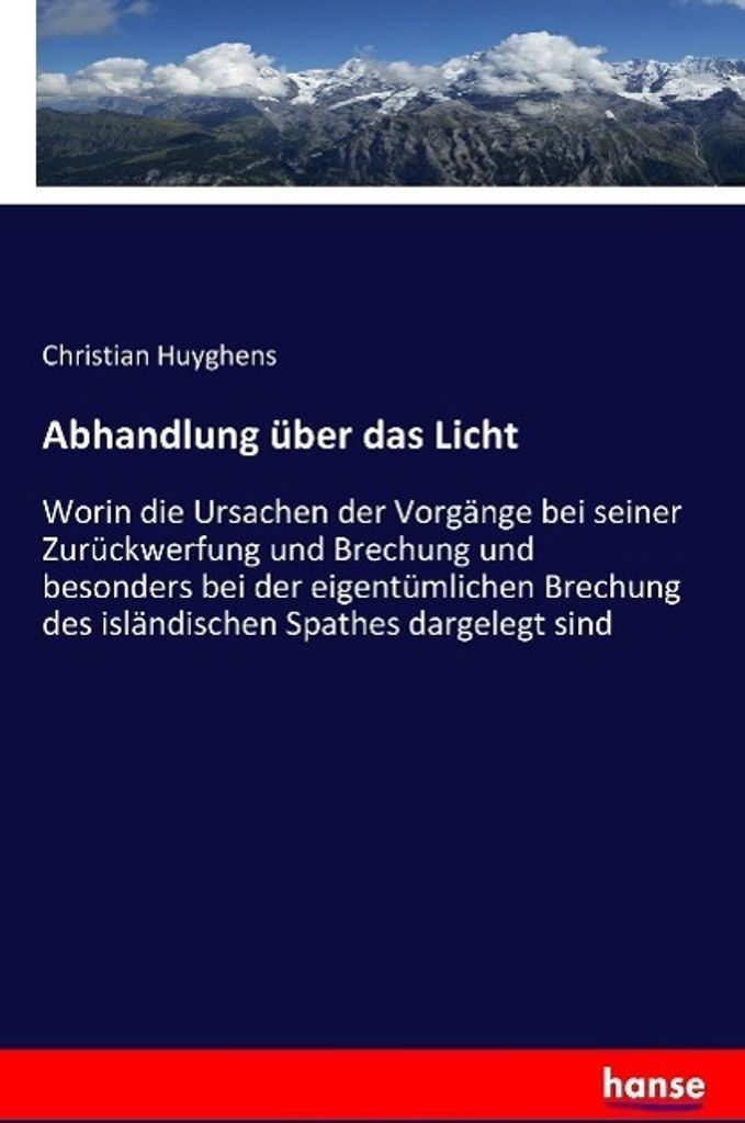 Abhandlung über das Licht