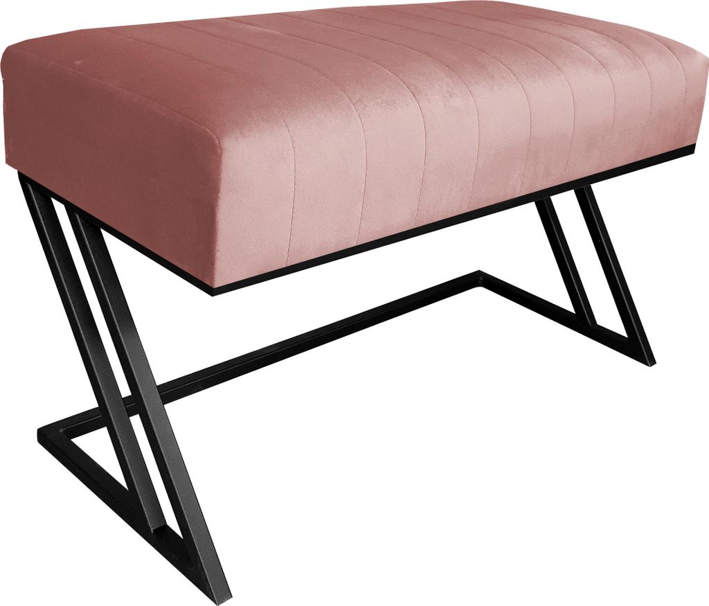 ROZALIA MG VELVET lavice růžová Obrázek produktu 