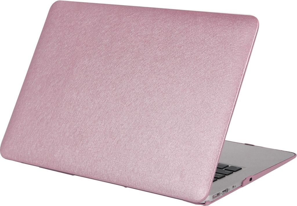 Mobigear Silk Texture MacBook Pro 15 Zoll (2008-2012) Hardcase Hülle MacBook Case - Lila - Model A1260 / A1286