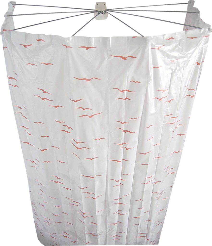 Ridder Ersatzduschvorhang Ombrella Sylt 210x170 cm rosa 39002