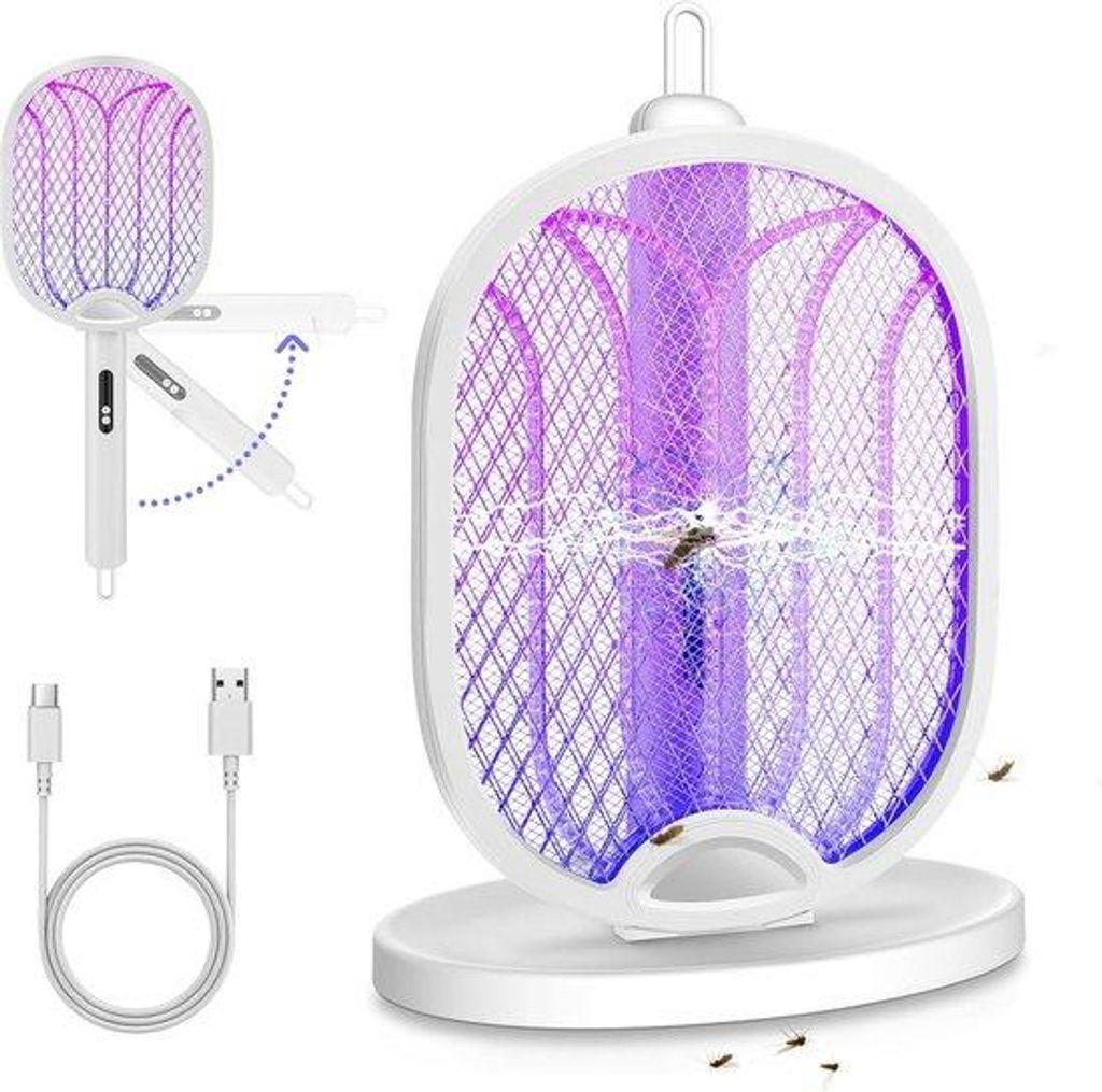 Elektrický lapač hmyzu 2 v 1 s UV lampou a napětím 3000 V Obrázek produktu 