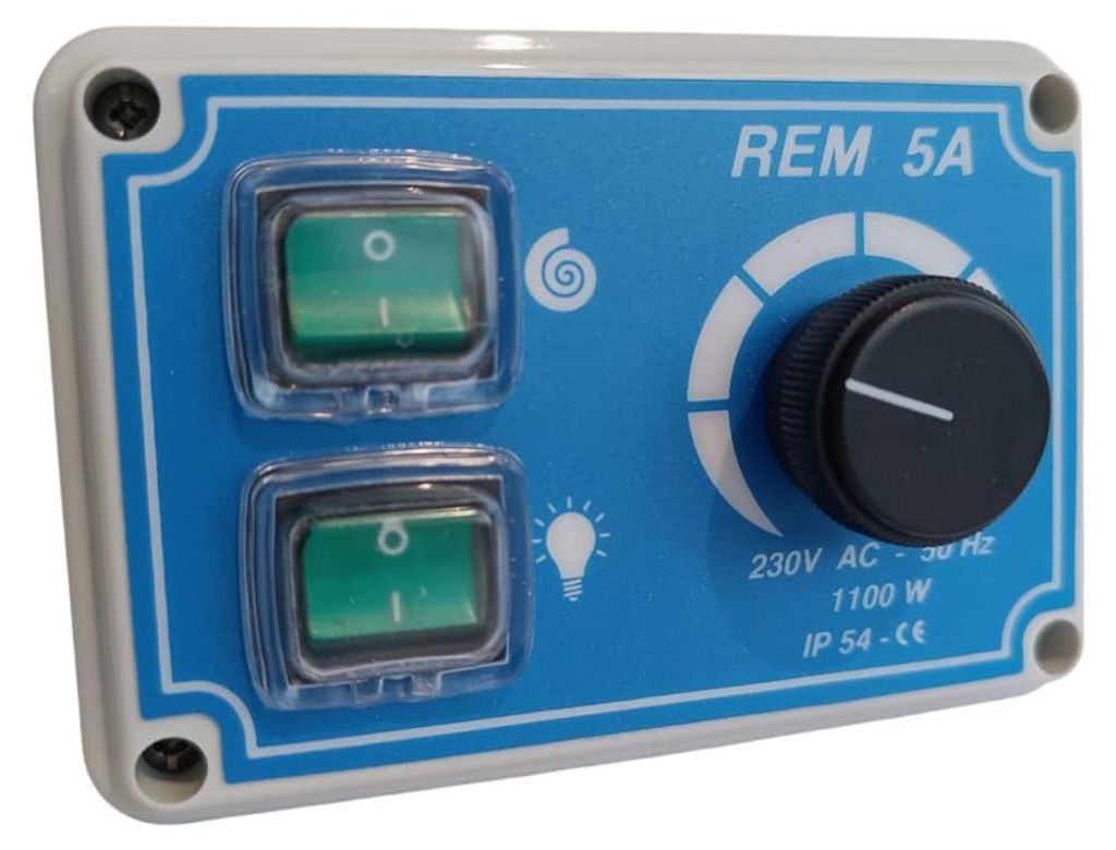 Drehzahlregler für einphasige Motoren 230 V 5 A IP54 CE