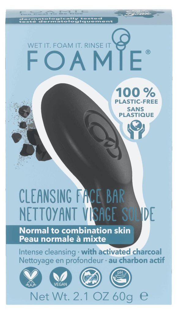 Foamie Face Bar Too Coal to Be True 80gr Obrázek produktu 
