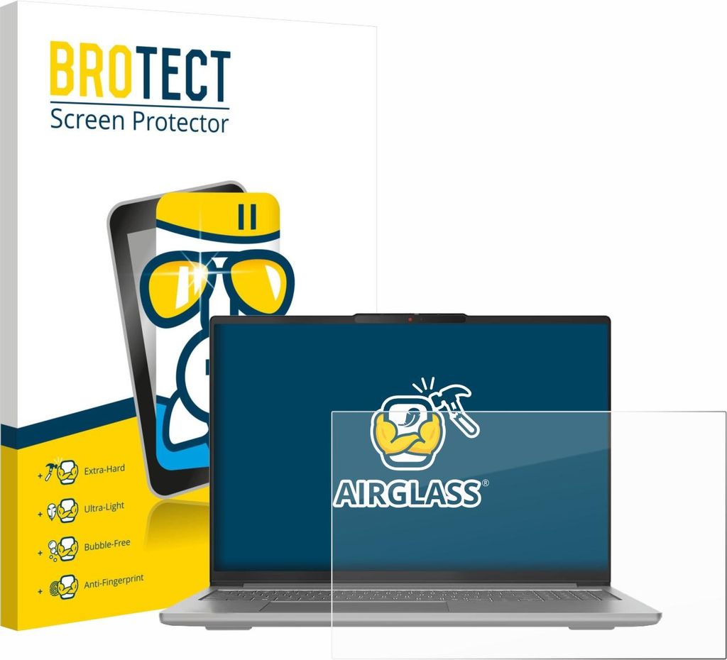 BROTECT Schutzglas für Lenovo IdeaPad Pro 5 Gen 10 16" Schutzfolie Panzer Folie Glas Display Schutz klar