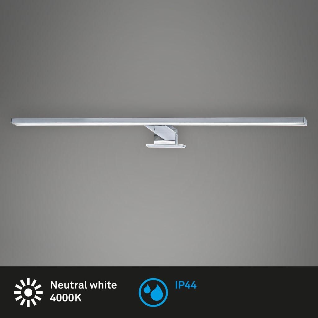 LED Spiegelleuchte Spiegellampe chrom 780 Lumen 4.000K IP44 Produktbild 