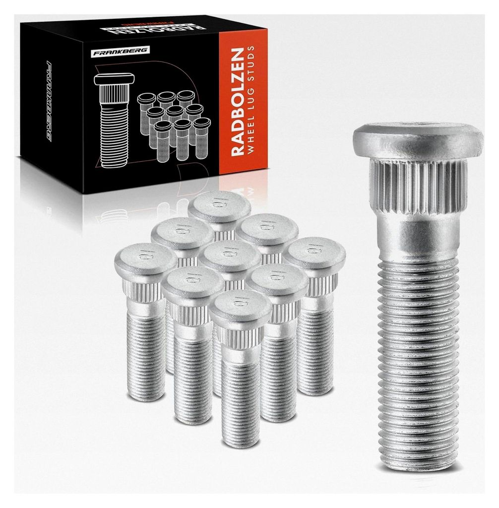 10x Radbolzen Radschraube Vorne Kompatibel mit Elgrand NP300 Navara Pathfinder Forester Legacy Levorg Tribeca 1.6L-4.8L 1988-2021