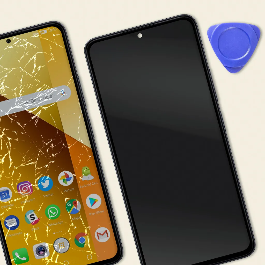 Bloc Complet Écran LCD pour Xiaomi Redmi Note 13 avec Châssis Noir Relife