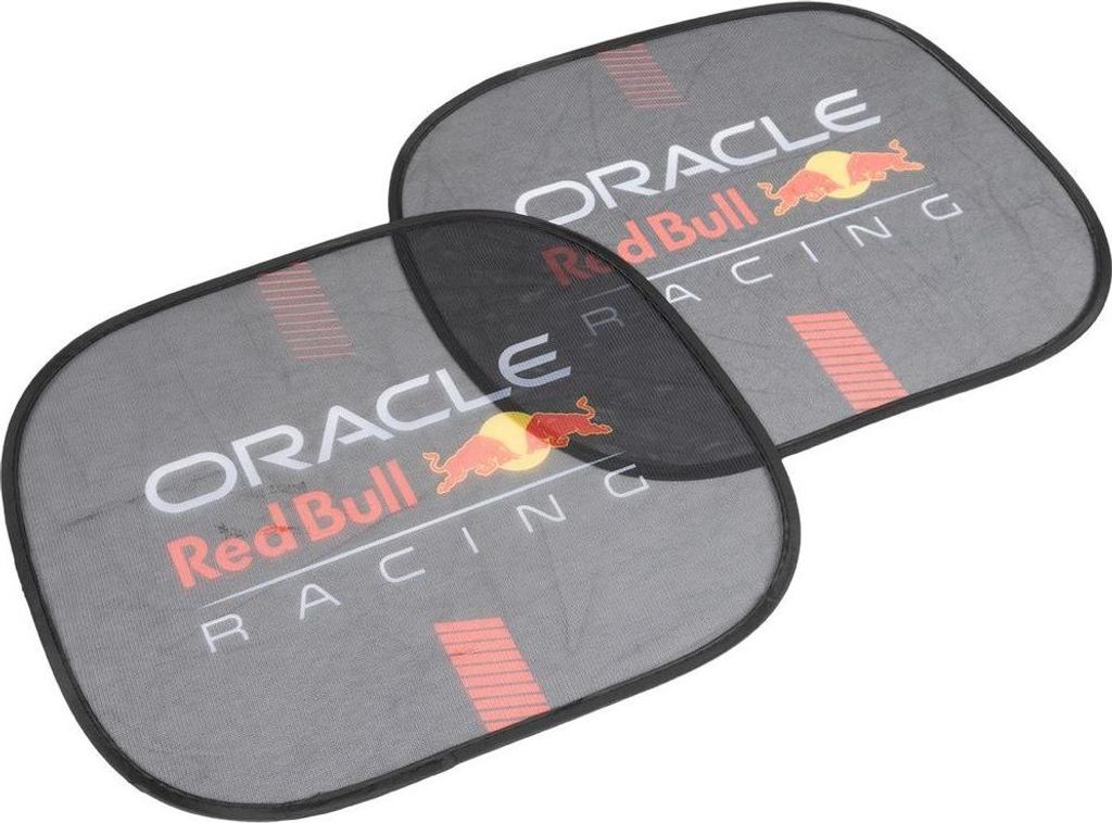 Red Bull Racing Red Bull Seitenvorhänge Powerbar, Paar, Schwarz/Rot, für Autos, schützend, widerstandsfähig und einfach zu installieren, Maße ...