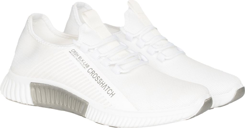 Crosshatch - Herren Sneaker "Nimbus" BG396 (45,5 EU) (Weiß)