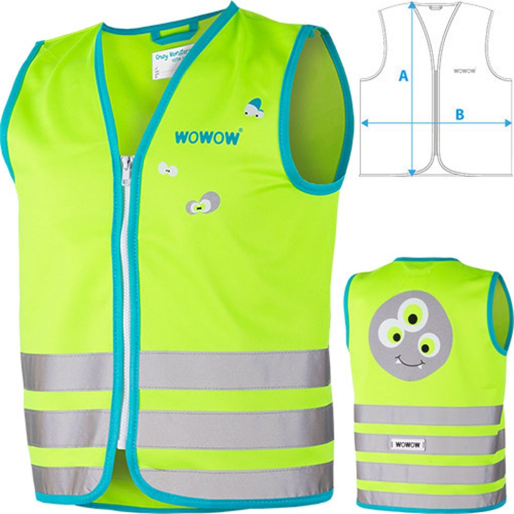 Wowow Sicherheitsweste Crazy Monster Jacket für Kinder, Produktbild 